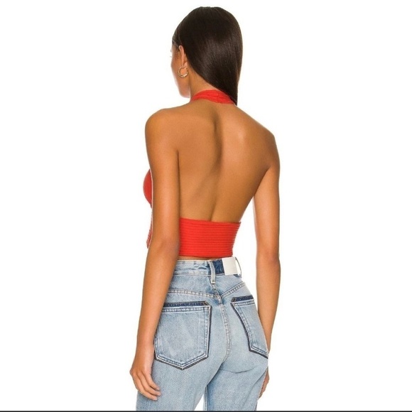 Callahan x REVOLVE Women's Mimi Halter Tank in Red Small - Picture 9 of 11